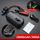 Baseus 20000mAh Car Jump Starter Power Bank 2000A 1000A Car Battery Charger Auto Emergency Booster Starting Device Jump Start