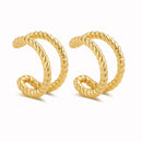 2022 New Fashion Pearl Ear Cuff Bohemia Stackable C Shaped CZ Rhinestone Small Earcuffs Clip Earrings for Women Wedding Jewelry