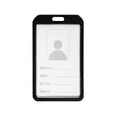 1 Uds. Funda de tarjeta de aleación de aluminio, tarjetero de trabajo de negocios bancario con carrete de insignia retráctil ABS, bolsa de insignia de tarjeta de identificación de crédito