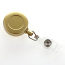 1 Uds. Funda de tarjeta de aleación de aluminio, tarjetero de trabajo de negocios bancario con carrete de insignia retráctil ABS, bolsa de insignia de tarjeta de identificación de crédito