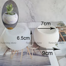 Runde Zement-Ton-Kerzenhalter-Formen Betonpflanzer Silikon-Blumentopf-Behälter-Form-Gips-Kerzen-Schalen-Epoxidharz-Form