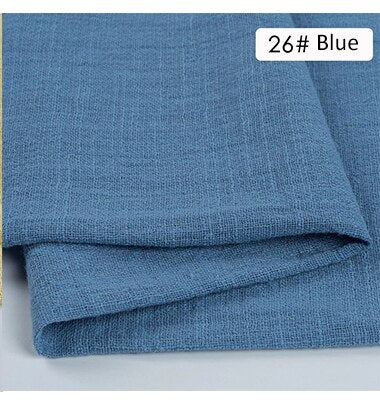 Dinning table decoration rust table runner set wedding decoration cotton gauze dusty blue napkins gift table runners