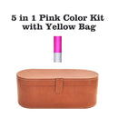 Hair Dryer Brush 5 In 1 Electric Blow Dryer Comb Hair Curling Wand Detachable Brush Kit Negative Ion Straightener Hair Curler