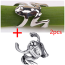 2022 Fashion Frog Ear Cuffs Siliver Ear Cuff Clip Earrings For Women Earcuff No Piercing Fake Cartilage Earrings