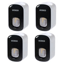 Badezimmer-Zubehör-Set Zahnbürstenhalter Zahnpastaspender Wandhalterung Zahnbürstenbecher Aufbewahrungsregal Zahnpastapresse