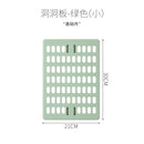 Multi-layer Kitchen Rack Floor Wall Hanging Storage Holders Home Hole Board Shelf Free Perforation Finishing Storage Organizer