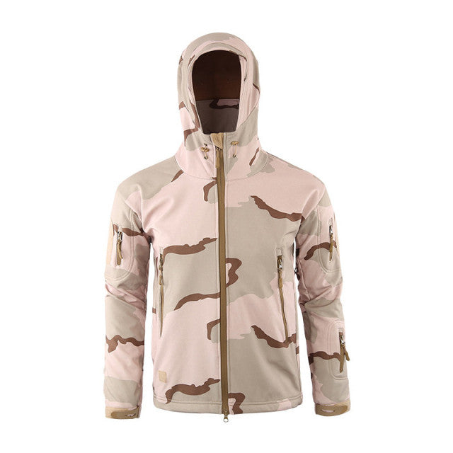 Shark Soft Shell Militärische Taktische Jacke Männer Wasserdichte Warme Windjacke US Army Kleidung Winter Große Größe Männer Camouflage Jacke