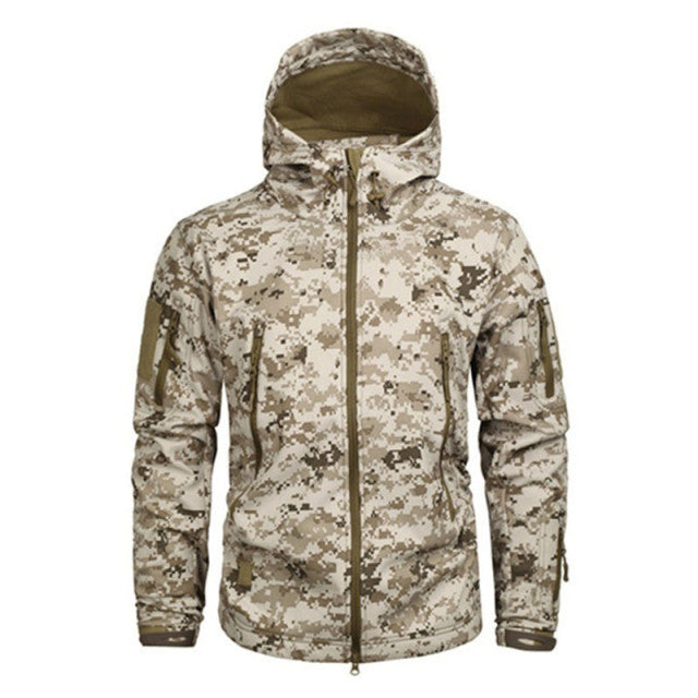 Shark Soft Shell Militärische Taktische Jacke Männer Wasserdichte Warme Windjacke US Army Kleidung Winter Große Größe Männer Camouflage Jacke