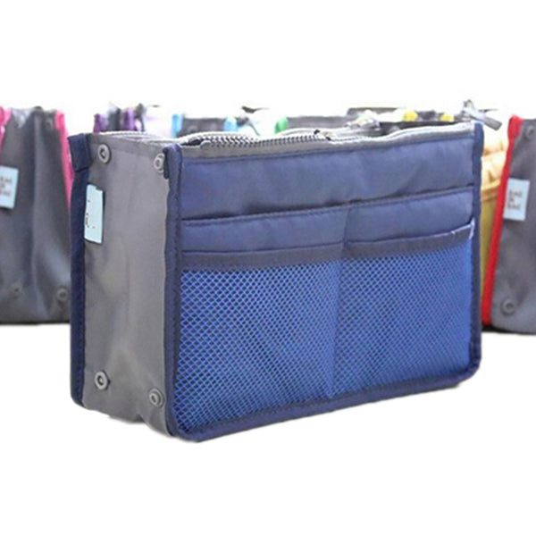 Organizer Insert Bag Women Nylon Travel Handbag Purse Large Liner Makeup Cosmetic Bag Cheap Female Tote Pouch Storage Bag Ladies