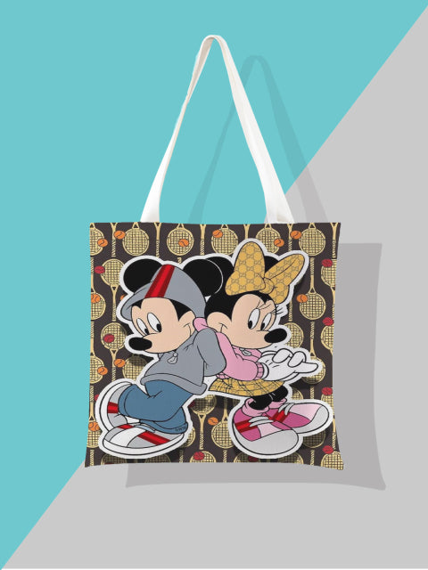 2022 New Disney Shoulder Bags Cartoons Mickey Mouse Nylon Bag Women Messenger Bag Cute Anime Fashion Handbag Gifts for A Girls