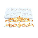 European style embossed retro photo frame fondant silicone mold baroque cake lace border decoration mold