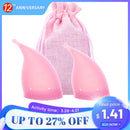 Women Menstrual Cup Period Cup Medical Grade Silicone Feminine Hygiene Copa Menstrual de Silicone Medica Reusable Menstrual Cup
