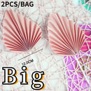 Palm Spear Cake Topper Happy Birthday Palm Leaf Decoration Cake Decorating Wedding Baking Dessert Table Party Favors