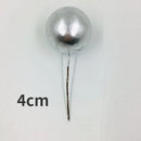 Palm Spear Cake Topper Happy Birthday Palm Leaf Decoration Cake Decorating Wedding Baking Dessert Table Party Favors