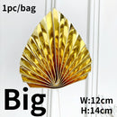 Palm Spear Cake Topper Happy Birthday Palm Leaf Decoration Cake Decorating Wedding Baking Dessert Table Party Favors