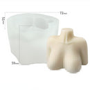 Large 3D Romantic Couple Portrait Lovers Silicone Candle Mold Carving Art Aromatherapy Plaster Home Decoration Mold Wedding gift