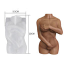 Large 3D Romantic Couple Portrait Lovers Silicone Candle Mold Carving Art Aromatherapy Plaster Home Decoration Mold Wedding gift