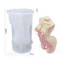 Large 3D Romantic Couple Portrait Lovers Silicone Candle Mold Carving Art Aromatherapy Plaster Home Decoration Mold Wedding gift