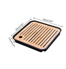 Bamboo Tea Tabl Tray High Quality 25*14*3.5cm Chinese Solid Tea Tray Household Tea Board Chahai /Tea Table WF