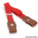 Child Kids Buckle-Free Elastic Belt No Buckle Stretch Canvas Belt For Boys Girls Adjustable Children Belts For Jeans Pants