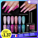 UR SUGAR 7.5ml Reflective Glitter Gel Nail Polish Winter Color Sparkling Sequins Soak Off UV LED Varnish Nail Art Decoration