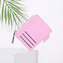 1PC Small Women Men Credit ID Card Holder PU Leather Zipper Fashion Ultra-Thin Wallet Money Bag Case Coin Purse Clip Organizer