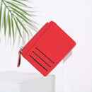 1PC Small Women Men Credit ID Card Holder PU Leather Zipper Fashion Ultra-Thin Wallet Money Bag Case Coin Purse Clip Organizer