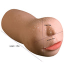 BLACKWOLF Male Masturbation Cup Realistic Vagina Pussy, Anus sex, Anal Vaginal Sex Masurbation Cup, Sex  masturbation cup