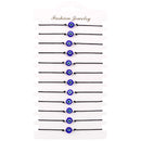 Classic Amulet Evil Nazar Eye Charm Bracelet Red Black String Rope Braided Friendship Bracelets for Women Statement Jewelry