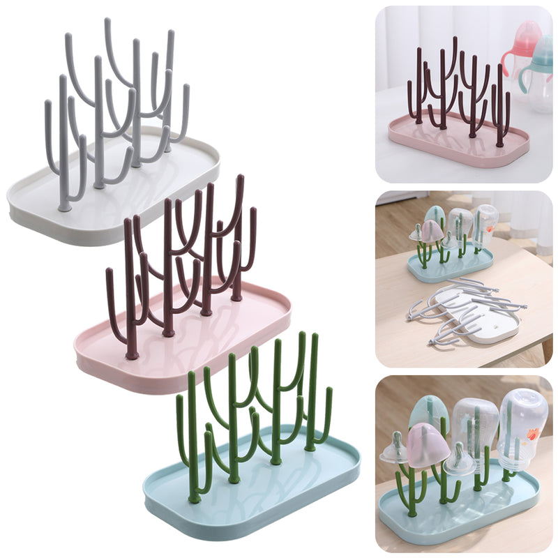 Baby Bottle Drying Rack Bottle Dryer Holder for Cups Keys Tabletop Nipple Feeding Cup Holder Home Kitchen Organizer Accessories