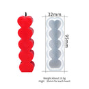 Mini Cactus Shape Candle Silicone Mold Handmade DIY Desktop Decoration Gypsum Epoxy Resin Aromatherapy Candle Silicone Mould