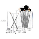 Wattestäbchen Organizer Aufbewahrung Bambusabdeckung Acryl Runde Organizer Boxen Make-up Aufbewahrungsbox Kunststoffbehälter mit Bambusdeckel