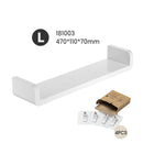 New Wall-Mounted Bathroom Storage Rack Shelf White Make Up Organizer Large Capacity for Kitchen Household Bathroom Accessories