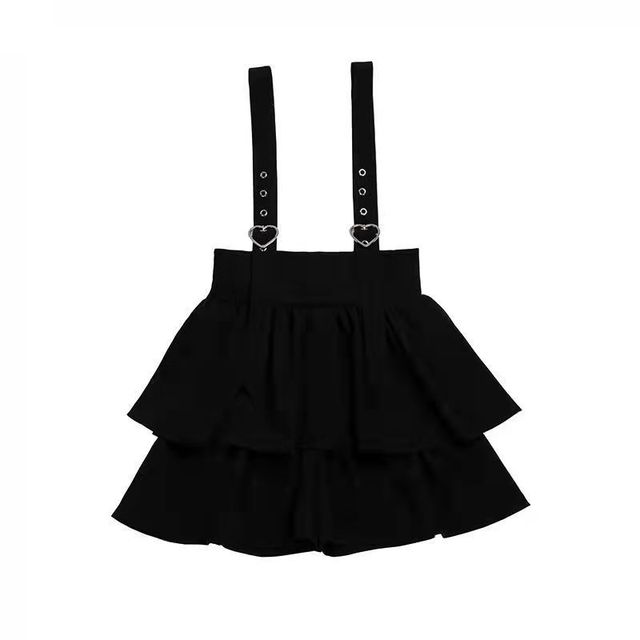 Vintage mujer gótico Punk Lolita vestido Casual cintura alta manga larga sombrero Collar Sexy Gry negro niñas Mini vestidos ropa gótica