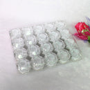 20pcs/lot 3 Color Options Hot Sale Jewelry Package Ring Earring Box Acrylic Transparent Wedding Packaging Jewelry Box