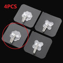 Three Branch Rotatable Seamless Adhesive Hook Strong Bearing Stick Hook Kitchen Wall Hanger Bathroom Kitchen supplies Hooks