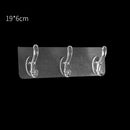 Three Branch Rotatable Seamless Adhesive Hook Strong Bearing Stick Hook Kitchen Wall Hanger Bathroom Kitchen supplies Hooks
