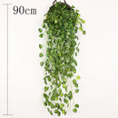 50-105CM Artificial Hanging Flower Plant Fake Vine Willow Rattan Flower Artificial Hanging Plant For Home Garden Wall Decoration
