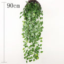50-105CM Artificial Hanging Flower Plant Fake Vine Willow Rattan Flower Artificial Hanging Plant For Home Garden Wall Decoration
