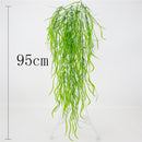50-105CM Artificial Hanging Flower Plant Fake Vine Willow Rattan Flower Artificial Hanging Plant For Home Garden Wall Decoration