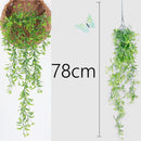 50-105CM Artificial Hanging Flower Plant Fake Vine Willow Rattan Flower Artificial Hanging Plant For Home Garden Wall Decoration