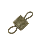 Tactical MOLLE Elastic Molle Ribbon Buckle Tactical Binding Retainer for Antenna Stick Pipe Elastic Rope Webbing Buckle
