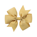 1 pcs Colors Solid Grosgrain Ribbon Bows Clips Hairpin Girl&