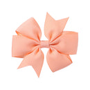 1 pcs Colors Solid Grosgrain Ribbon Bows Clips Hairpin Girl&