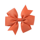 1 pcs Colors Solid Grosgrain Ribbon Bows Clips Hairpin Girl&