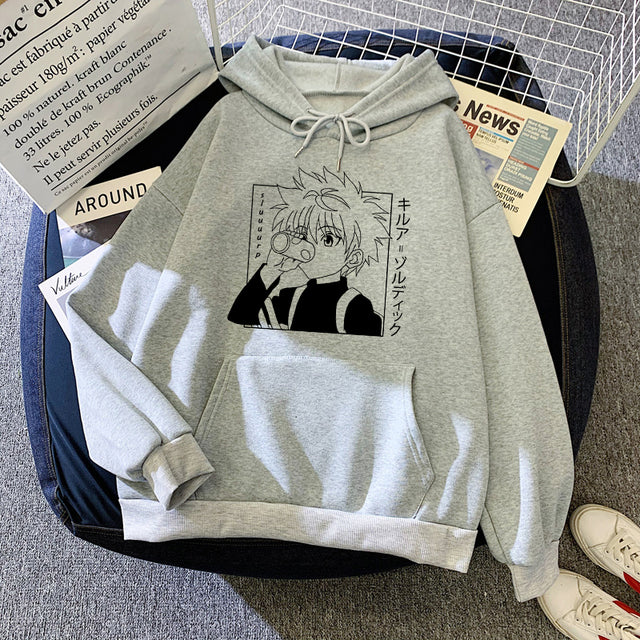 Sudadera holgada gótica de manga larga con patrón de Anime Popular, jersey deportivo de talla grande Kawaii, camisetas de calle a la moda para hombres y mujeres