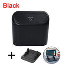 Hanging Car Trash Can Vehicle Garbage Dust Case Storage Box ABS Square Pressing Trash Bin Auto Interior Accessories for Car