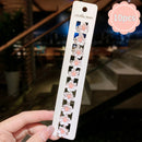 ncmama 12pcs/set Mini Rhinestone No-Slip Grips Hair Clips for Women Girls Glitter Teeth Metal Clamps Flower Hair Accessories