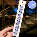 ncmama 12pcs/set Mini Rhinestone No-Slip Grips Hair Clips for Women Girls Glitter Teeth Metal Clamps Flower Hair Accessories