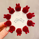 ncmama 12pcs/set Mini Rhinestone No-Slip Grips Hair Clips for Women Girls Glitter Teeth Metal Clamps Flower Hair Accessories